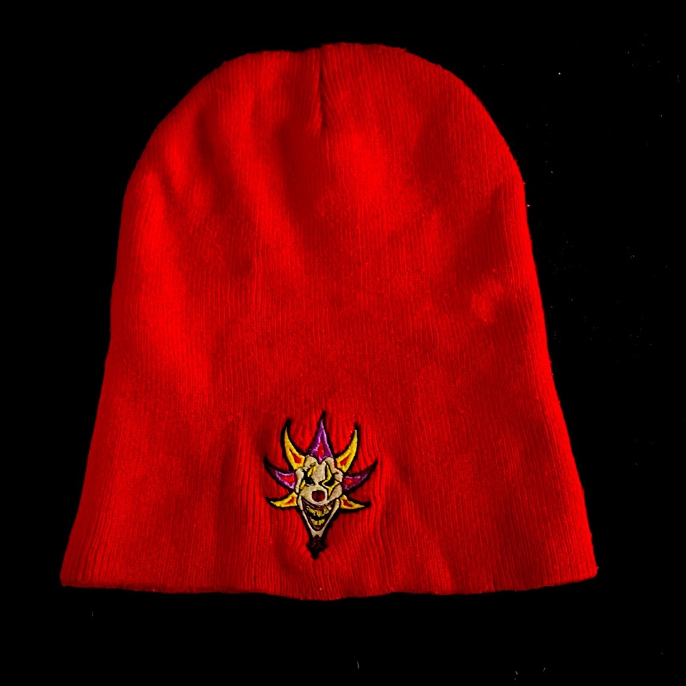 The Mighty Death pop red beanie